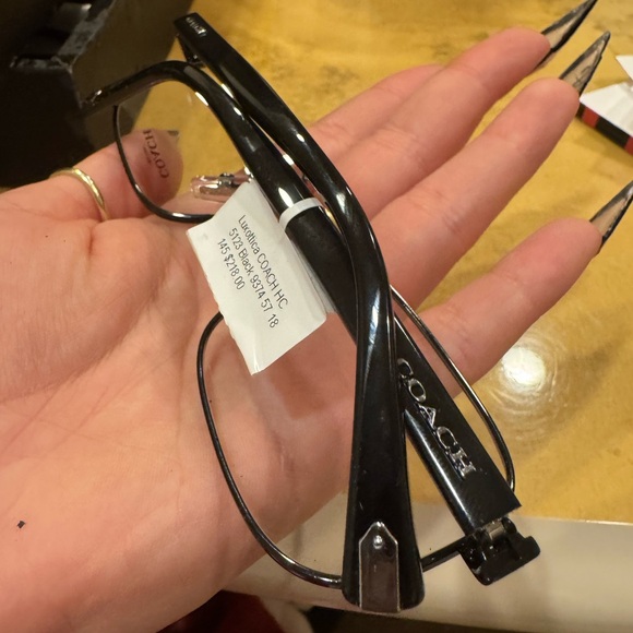 Coach Black Glasses - Picture 5 of 6